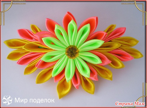 Заколки и резинки из последних работ