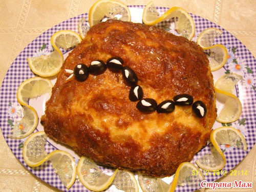 . Скумбрия запеченная с сыром