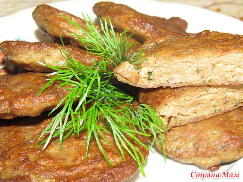ПЕЧЁНОЧНЫЕ КОТЛЕТКИ С КАРТОФЕЛЕМ