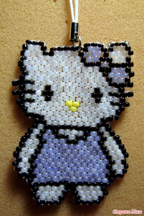 Брелок Hello Kitty голубой