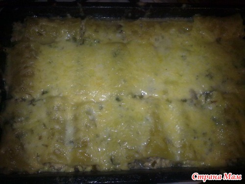 Мои каннелони с фаршем