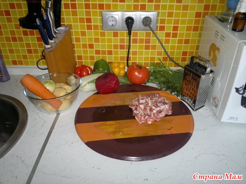 Любимый борщ моего мужа )))
