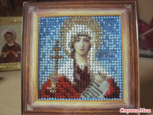 Икона бисером "Св. Муч. Татиана"