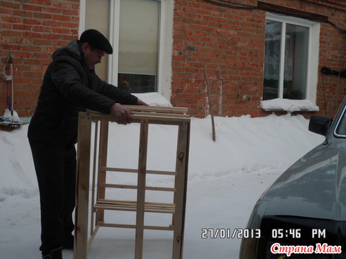 Делаем домик для сына!