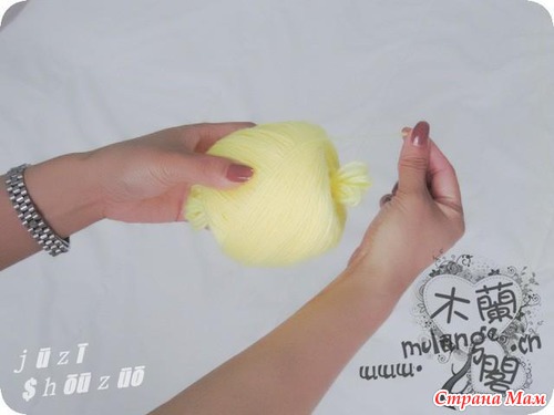 Как аккуратно смотать клубок