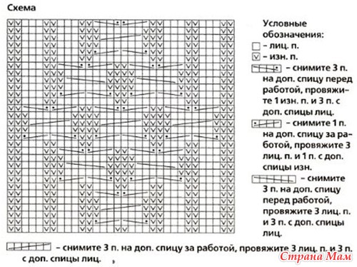 Серая подушка с косами вязаная спицами.