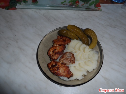 Мясо маринованное
