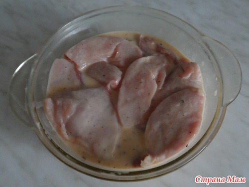 Мясо маринованное