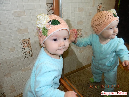 Шапочка для малявки. Хвастик)))