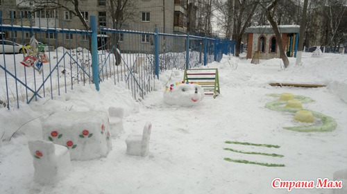 Конкурс снежных фигур
