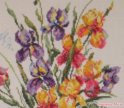 "Ирисы" фирмы "Чудесная игла" № 40-44