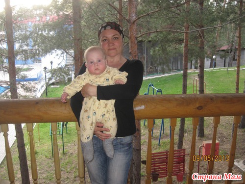 Наш первый с малышкой выезд за город. Фототчёт с большим опозданием...