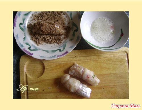 Рулетики из рыбы