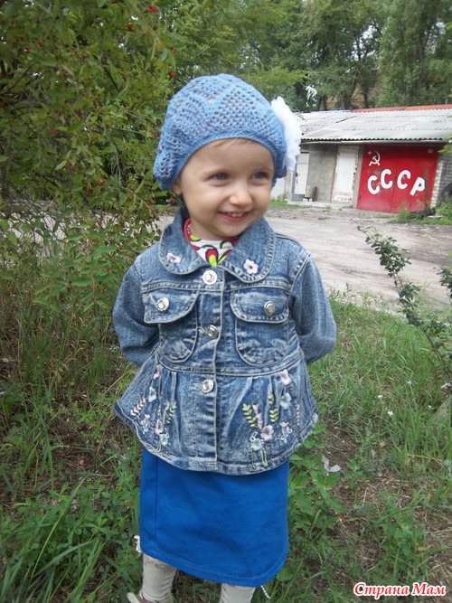 Вот мой беретик из он-лайна