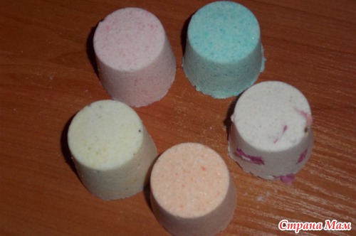 Гейзеры (бомбочки) для ванны