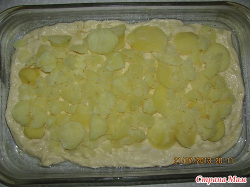 Рыбный пирог с форелью