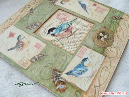 "Birds & Swirls" 73526
