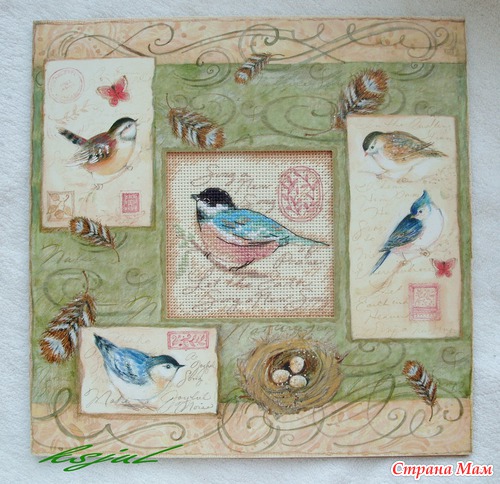 "Birds & Swirls" 73526