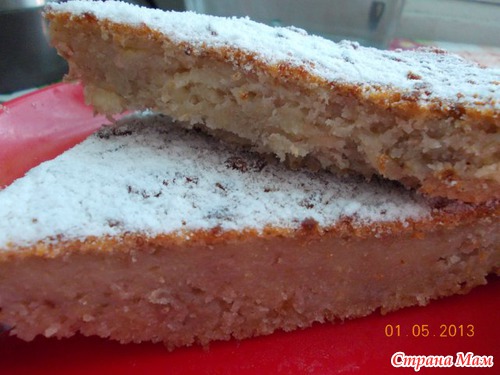Банановый пирог - просто, быстро, вкусно
