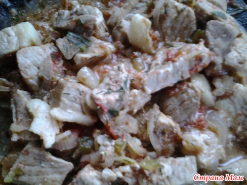 Мясо по деревенски