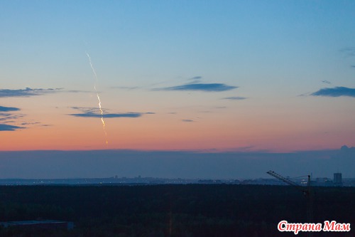 Ракета пролетела... почти незаметно