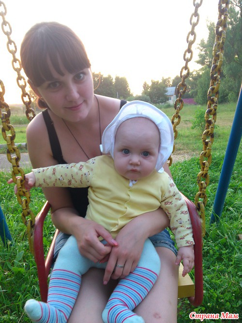 Полгодика с половинкой)))