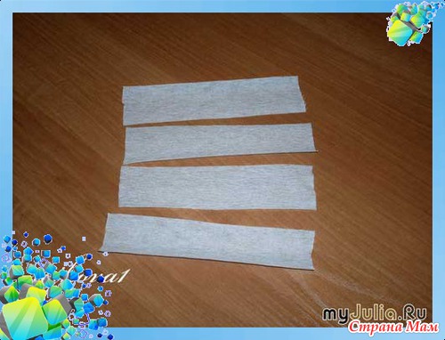 Подснежники из конфет