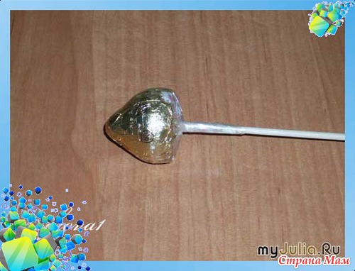 Подснежники из конфет