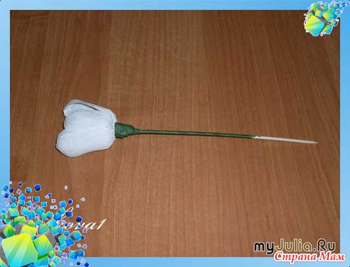 Подснежники из конфет
