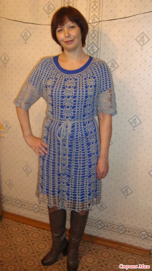 Платье для Ирины серое 04.02.2013