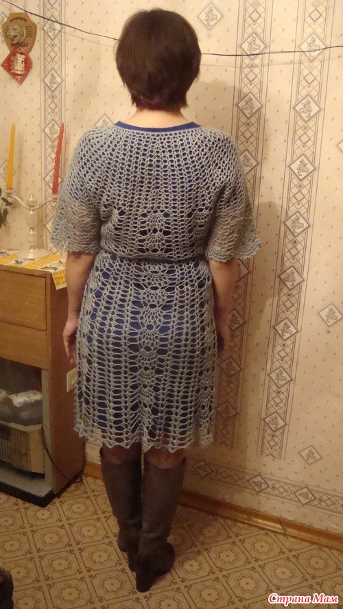 Платье для Ирины серое 04.02.2013