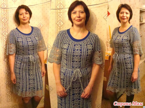 Платье для Ирины серое 04.02.2013