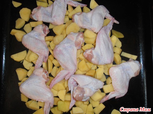 Картофель с крылышками