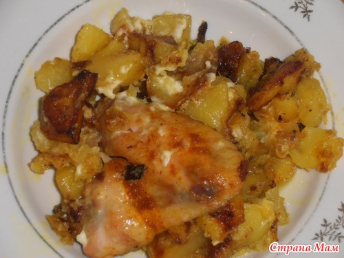 Картофель с крылышками