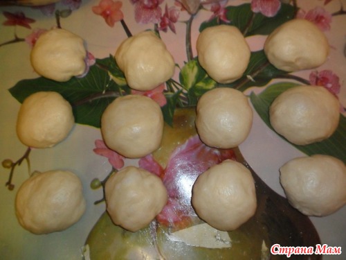 Заварные пирожки с яблоками и корицей
