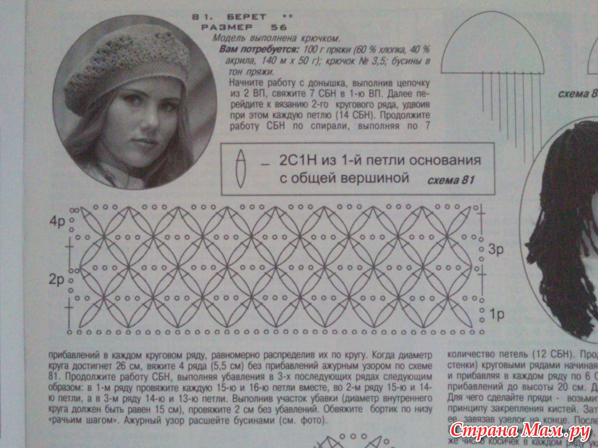 Мама берет. Берет крючком с бусинами. Вязание берета спицами для женщин фрагментами прямоугольниками. Берет спицами из толстой пряжи с хвостиком. Берет из толстой пряжи крючком для начинающих.