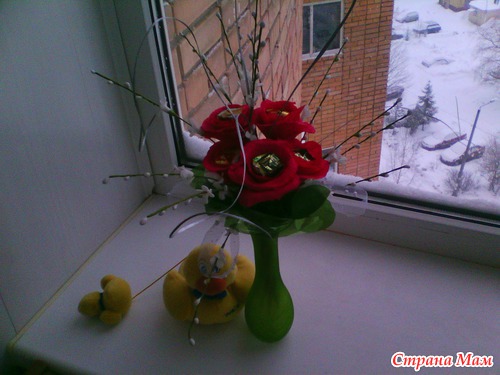 Букет для крестной мамы