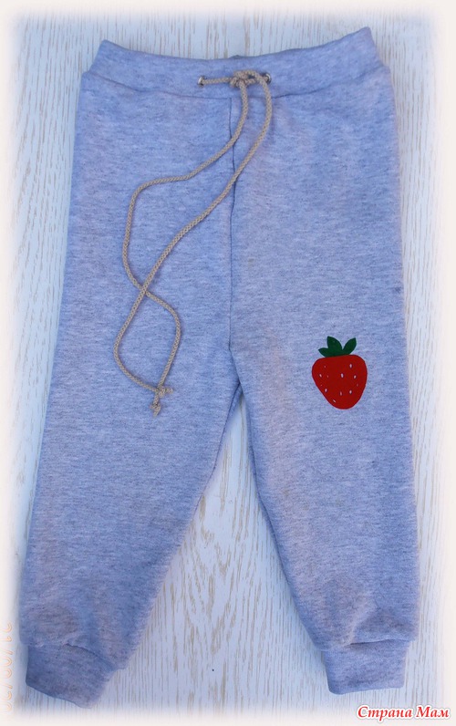 Еще один МК детских штанишек для начинающих и бережливых