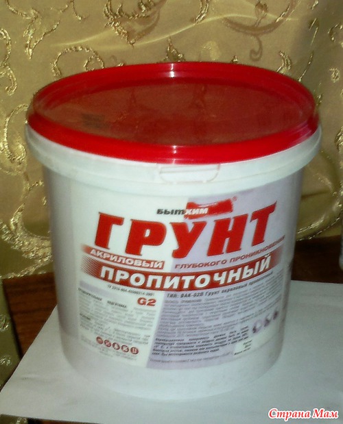 Что такое Грунтовка и зачем она применяется в плетении.