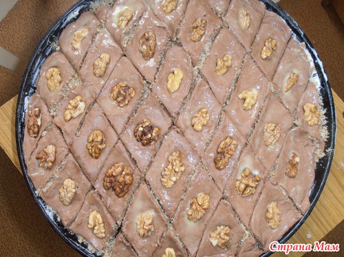 А вот и моя шоколадная пахлава ( отчет)