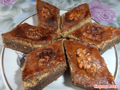 А вот и моя шоколадная пахлава ( отчет)