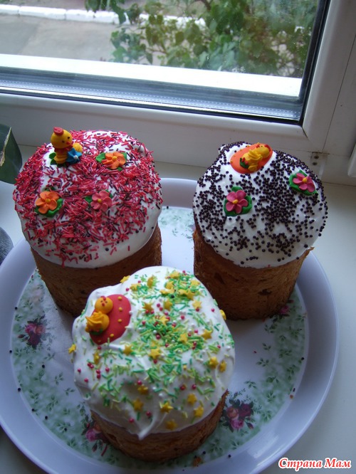 Мои куличи 2013.