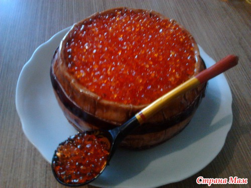 Вот и моя бочка с икрой