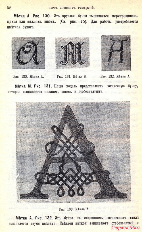 Шитьё гладью(1902г.)