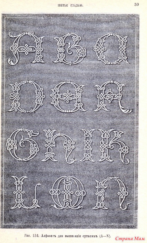 Шитьё гладью(1902г.)