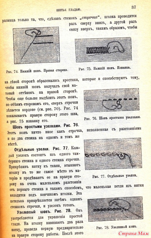 Шитьё гладью(1902г.)