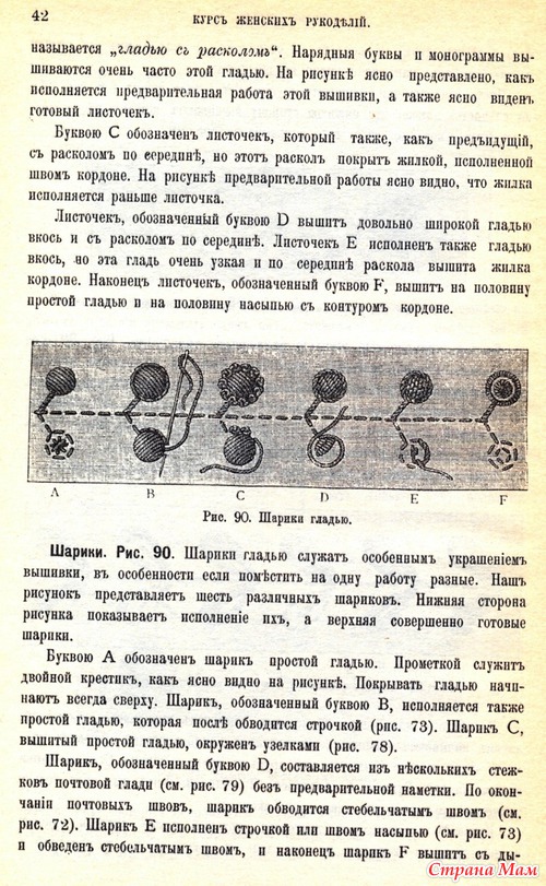 Шитьё гладью(1902г.)
