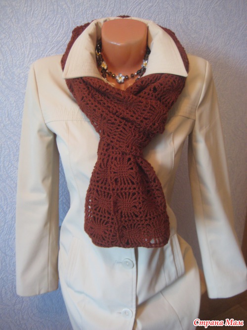 )))_____ШАРФИКИ  в  ПОДАРОК  подругам_____))) (схемы есть)