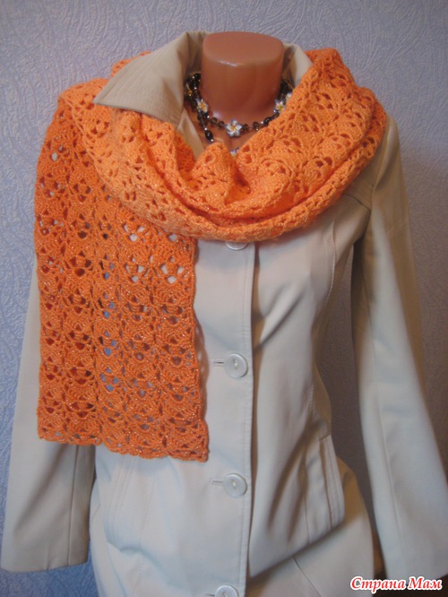 )))_____ШАРФИКИ  в  ПОДАРОК  подругам_____))) (схемы есть)