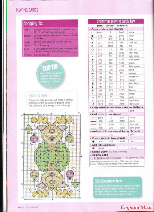 Cross Stitch Card Shop 087
